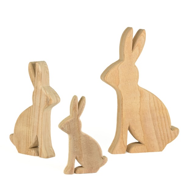 Hase Hugo ,Holz,natur