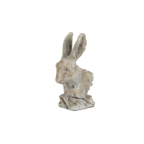 Hasenbüste Lepus Zement, sand 21x13x25,5 cm