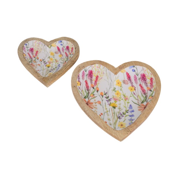 Herz-Teller Blumenwiese