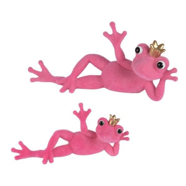 Froschkönig Diego ,liegend/grüßend