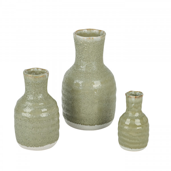 Keramik-Flasche Toscana bauchig
