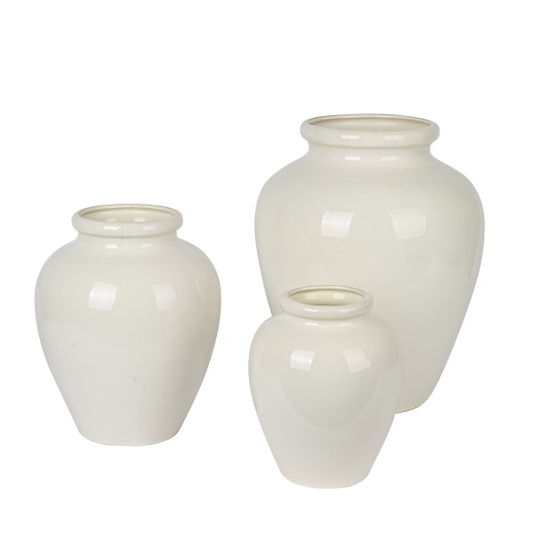 Keramik Vase Ella bauchig