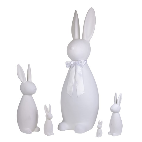 Hase stehend, Flock , Kunststoff