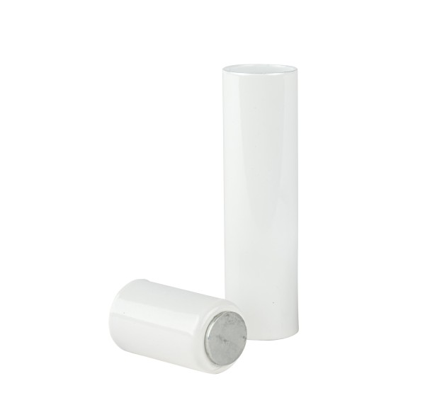 Spitzkerzenhalter,Metall, mit Magnet