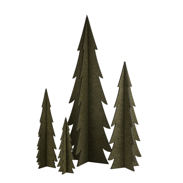 Tannenbaum aus Filz