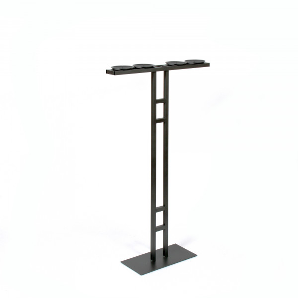 Kerzenständer Gero 4 Tüllen,1 00 cm anthrazit