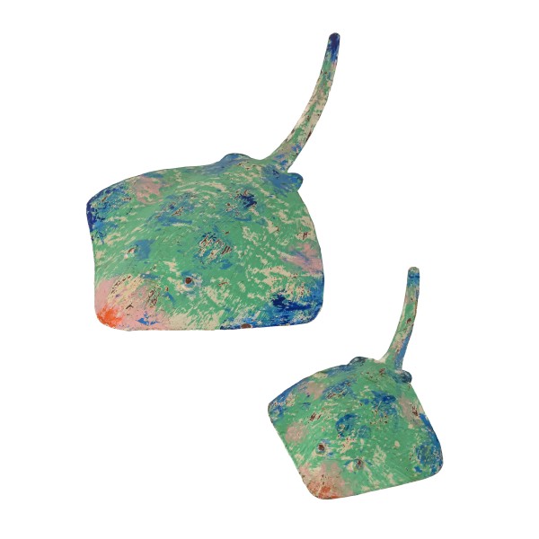 Metallfisch Rochen Rokko