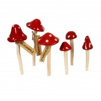 Keramik Glückspilz 3 Modelle sortiert Keramik Glückspilz 3 Modelle sortiert