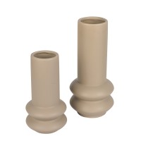 Keramik-Blumenvase gewellt Keramik-Blumenvase gewellt