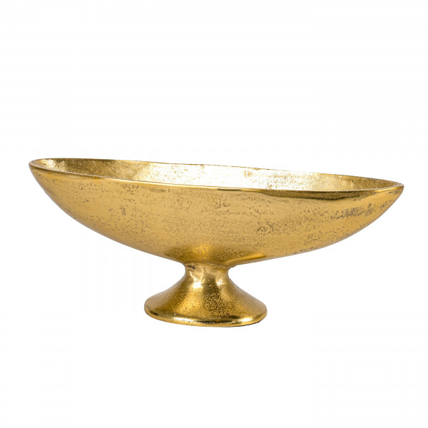 Jardiniere Thira Aluguss, gold 34x11x13 cm