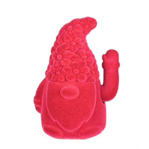 Winke-Gartenzweig,pink,H:18cm, beflockt, Kunststoff, exklu.1xAAA Batt.