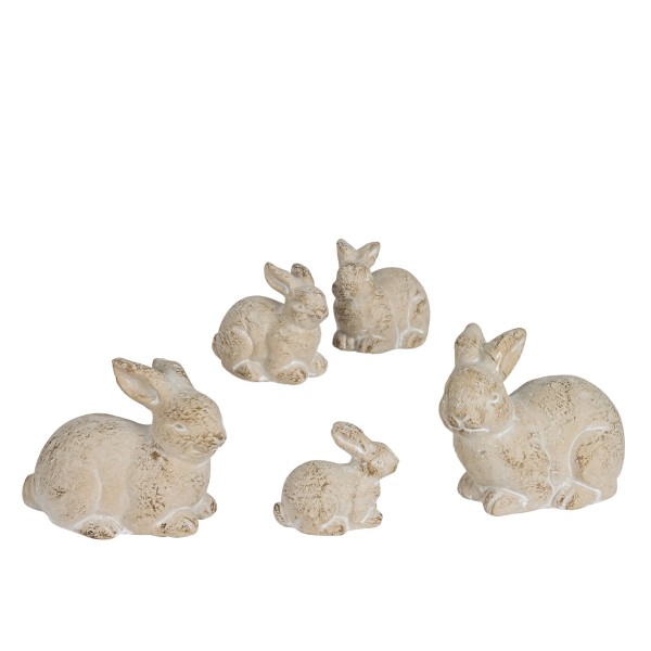 Hase Larry, Zement, 2 Modelle sortiert