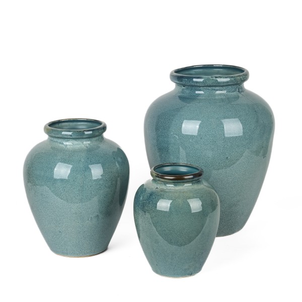 Keramik Vase Ella bauchig
