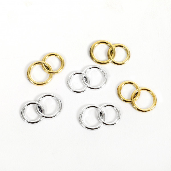 Streuteile Ringe ca. 2 cm Blt. x 6 Stück