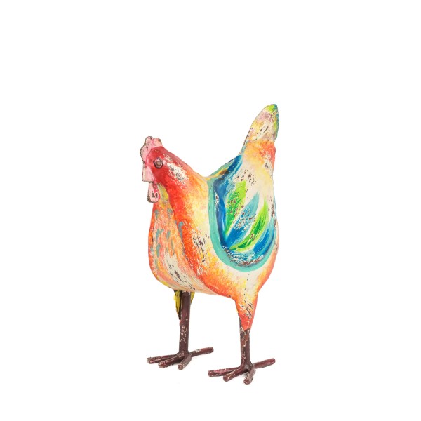 Metall Huhn Lotte , 22xH26cm
