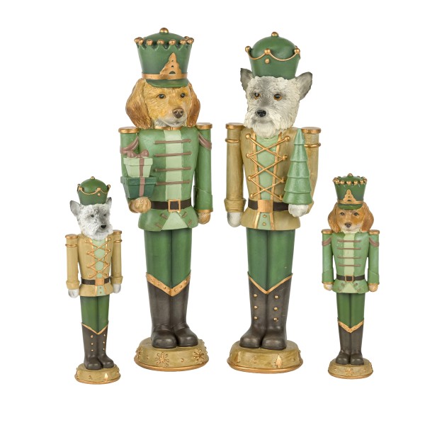Poly Nussknacker Hund, 2 Mod sort