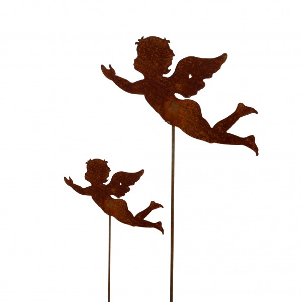 Fliegender Engel Stecker, Met all, rost, 35x100 cm