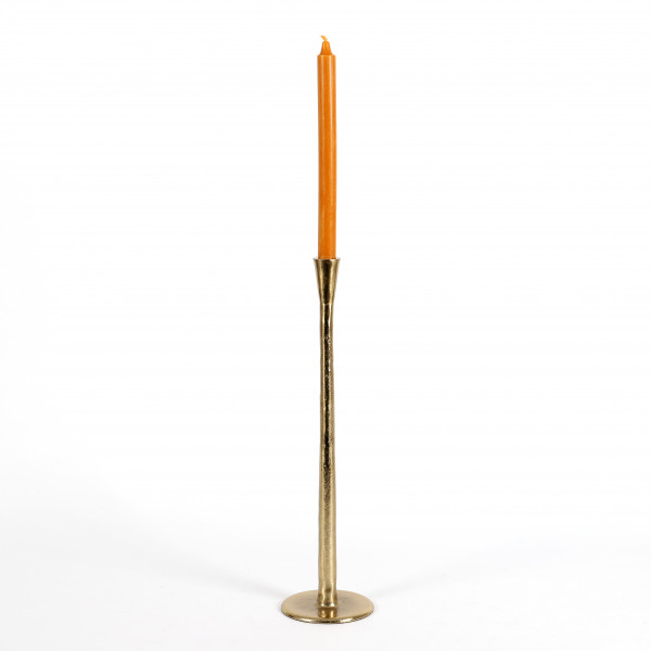 Kerzenhalter Ligna Aluguss, gold 11x11x42 cm