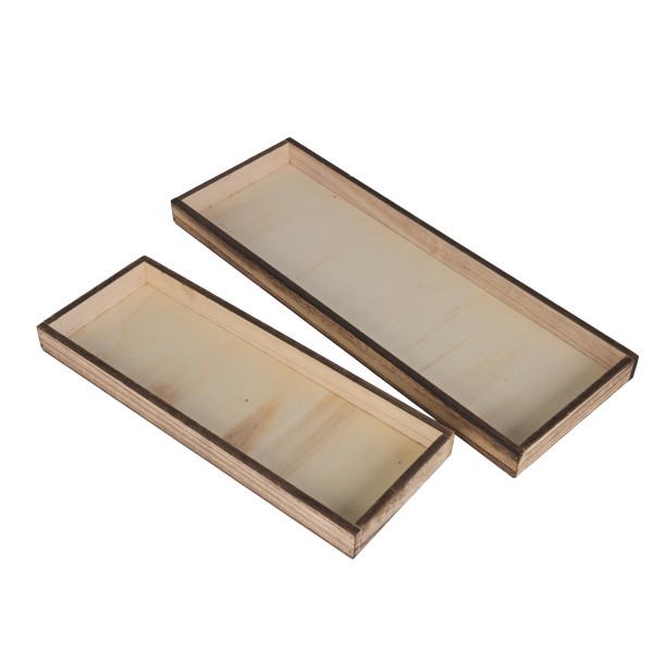 Holz-Tablett rechteckig