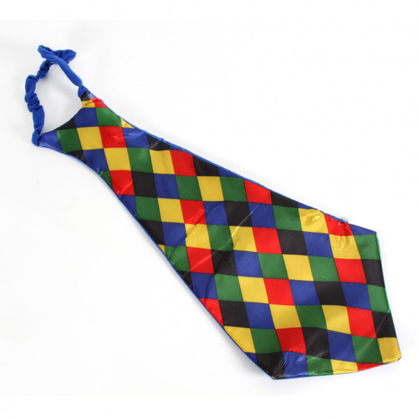 Krawatte Raute bunt 50 cm