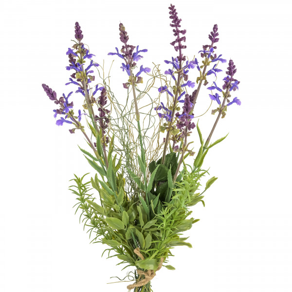 Lavendelzweig x 10, mit Laub 48 cm