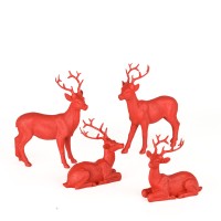 Poly-Hirsch, 2 Modelle sortiert Poly-Hirsch, 2 Modelle sortiert