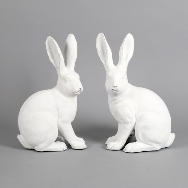 Poly Hase Master Ed 2 Modelle sortiert 28x17xh49cm, weiß