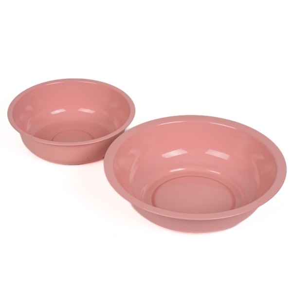 Zink-Deko order Pflanzschale rund, 29xh7cm, rosa