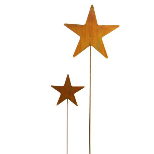 Stecker,Stern, Stahl rostig
