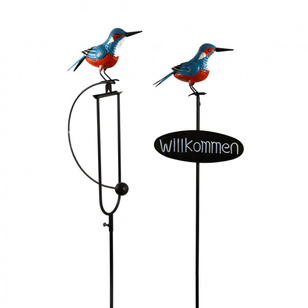 Gartenstecker Eisvogel
