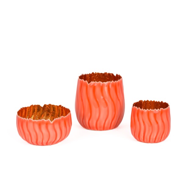 Metall-Windlicht Welle