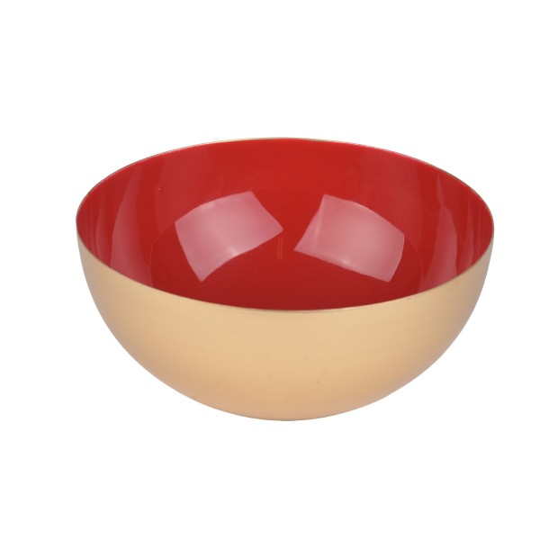 Schale Petita rot-gold 15 x 6 cm