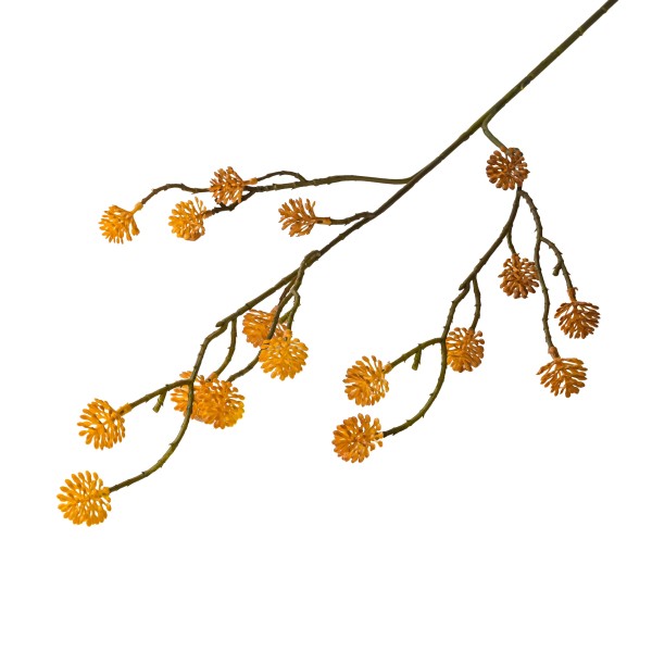 Mini-Zapfen-Zweig, natur-braun, 76cm