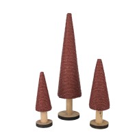 Deko-Tannenbaum auf Holzfuß, paper-rope rot Deko-Tannenbaum auf Holzfuß, paper-rope rot