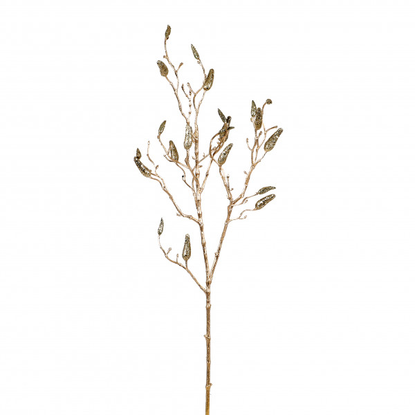 Magnolienknospen-Zweig, 86 cm, gold