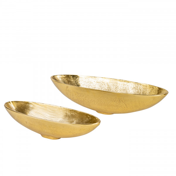 Jardiniere Aluguss, gold