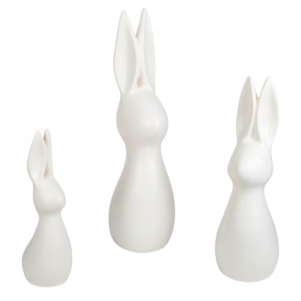 Keramik-Hase Findus stehend
