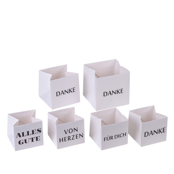 Papier-Pflanz-Tüte,weiß