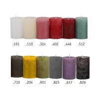 Stumpenkerze 160/68Marble durchgefärbt, Tray mit 4 St. smaragd Stumpenkerze 160/68Marble durchgefärbt, Tray mit 4 St. smaragd