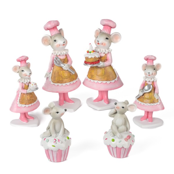 Poly-Maus - Konditorin, 2 Modelle sort
