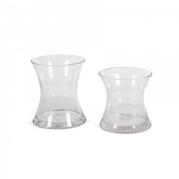 Glas Vase X Form H