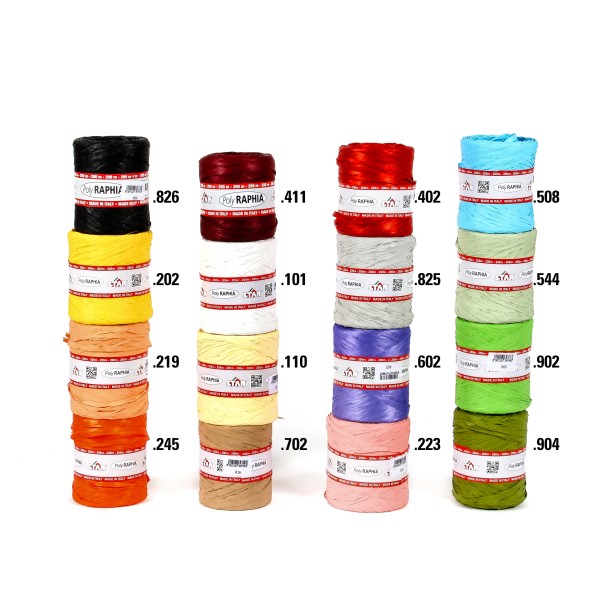 Poly Raphia Spule 15mm 200m beige