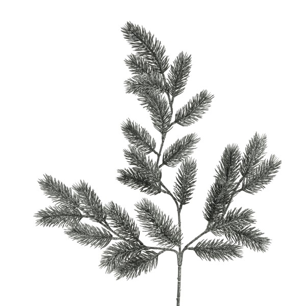 Tannenzweig Hatley , 72cm schwarz-beschneit