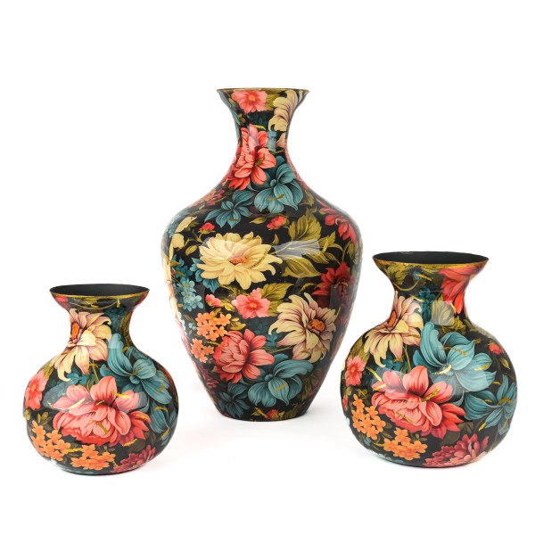 Metall-Vase Flora