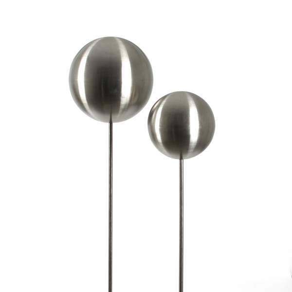Stecker Silverball Edelstahl,m att, 15x100 cm