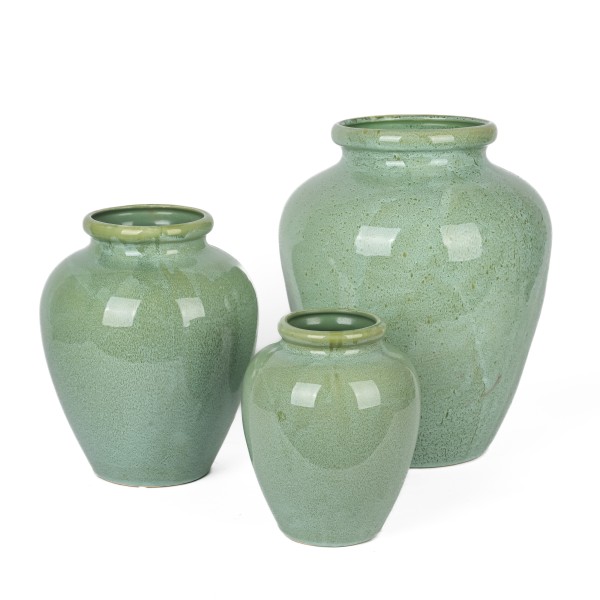 Keramik Vase Ella bauchig